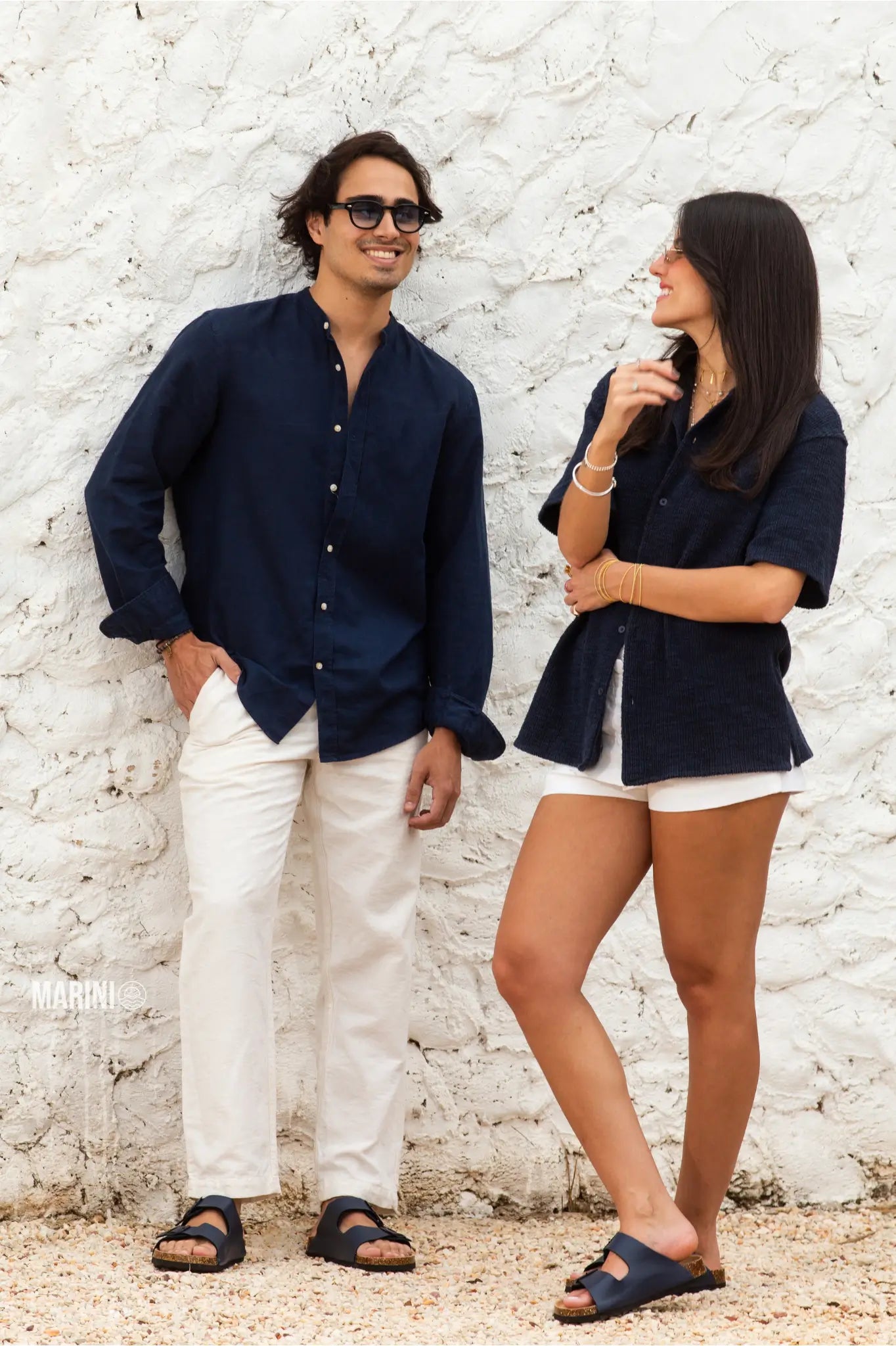 Sandália Maibulun Couro - Azul