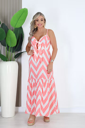 VESTIDO ALÇA FINA MAISA - ROSA