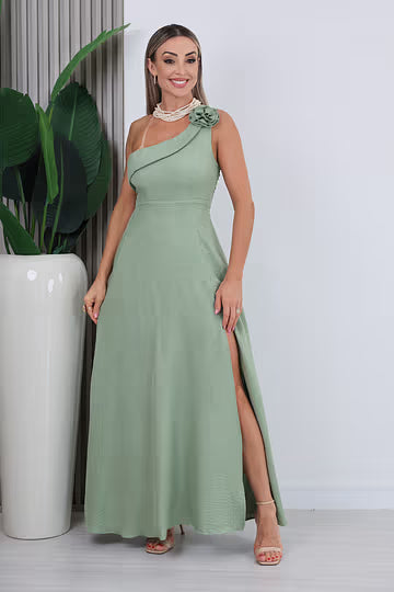 VESTIDO MANGA NULA JUSSARA - MENTA